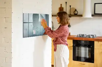 Tablica magnetyczna wzór mapa vintage
