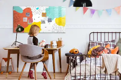 Tablica magnetyczna z pisakiem wzór abstrakcja POP