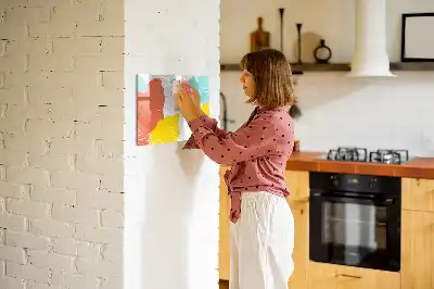 Tablica magnetyczna z pisakiem wzór abstrakcja POP