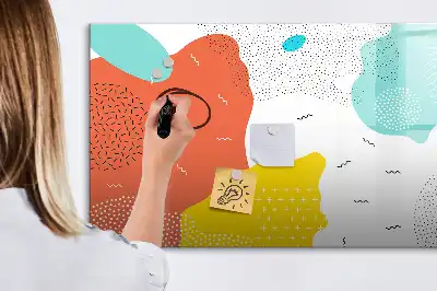 Tablica magnetyczna z pisakiem wzór abstrakcja POP