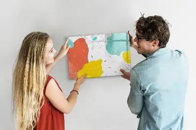 Tablica magnetyczna z pisakiem wzór abstrakcja POP