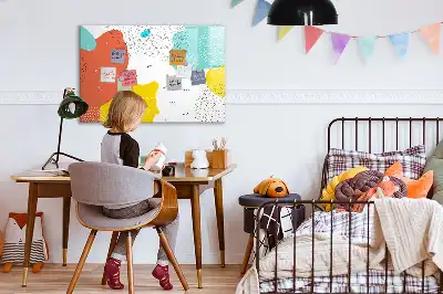 Tablica magnetyczna z pisakiem wzór abstrakcja POP