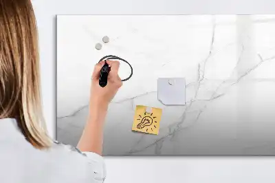 Tablica magnetyczna z pisakiem dekoracyjny marmur