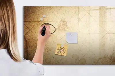 Tablica magnetyczna z pisakiem motyw starej mapy świata