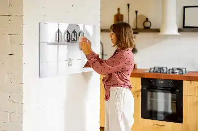 Tablica magnetyczna do pisania z napisem Dom
