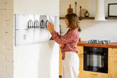 Tablica magnetyczna do pisania z napisem Dom