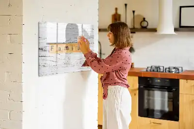 Tablica magnetyczna z pisakiem wzór Rodzina