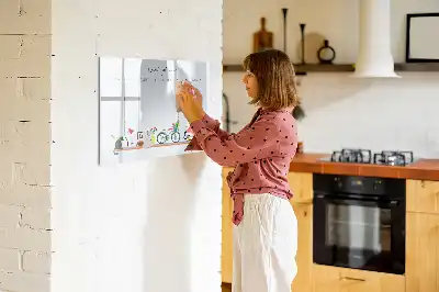 Tablica magnetyczna do pisania planer tygodniowy