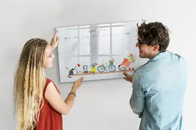 Tablica magnetyczna do pisania planer tygodniowy