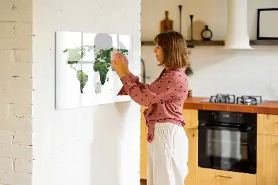 Ekologiczna mapa świata wersja z tablicą magnetyczną i pisakiem
