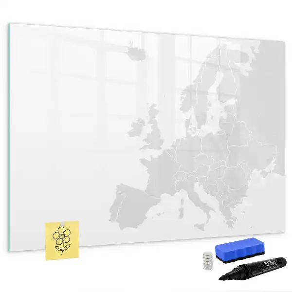 Mapa Europy tablica magnetyczna z pisakiem