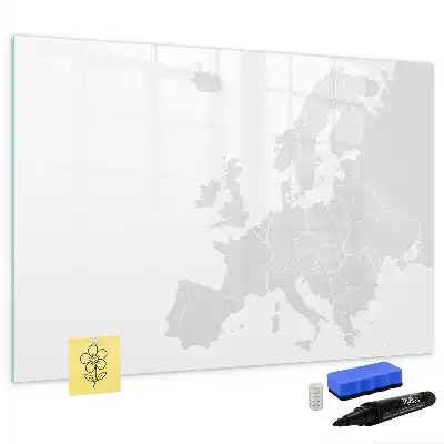 Mapa Europy tablica magnetyczna z pisakiem