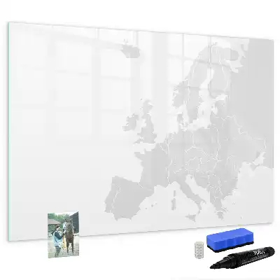 Mapa Europy tablica magnetyczna z pisakiem