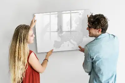 Mapa Europy tablica magnetyczna z pisakiem
