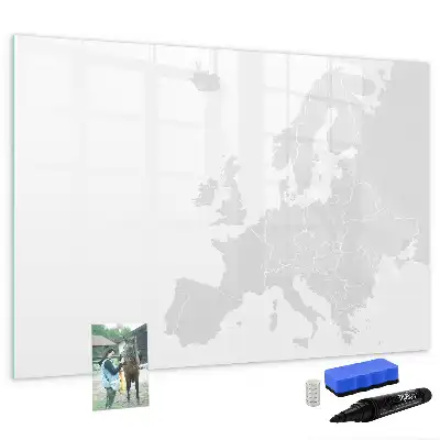 Mapa Europy tablica magnetyczna z pisakiem