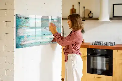 Tablica magnetyczna do pisania w kolorze niebieskim
