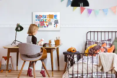 Tablica magnetyczna z pisakiem z motywem pozytywnego cytatu