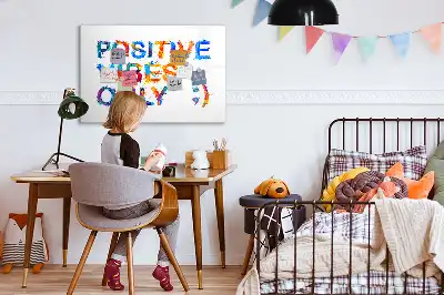 Tablica magnetyczna z pisakiem z motywem pozytywnego cytatu