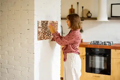 Tablica magnetyczna do pisania drewniane korki od wina