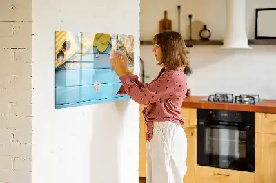 Tablica magnetyczna z pisakiem akcesoria plażowe
