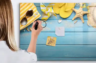 Tablica magnetyczna z pisakiem akcesoria plażowe