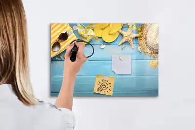 Tablica magnetyczna z pisakiem akcesoria plażowe