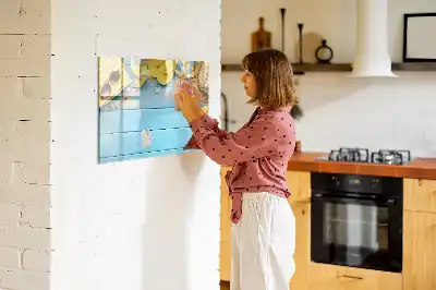 Tablica magnetyczna z pisakiem akcesoria plażowe