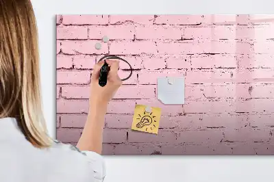 Tablica magnetyczna do pisania wzór ceglanej ściany