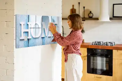 Tablica magnetyczna do pisania w kształcie napisu Dom