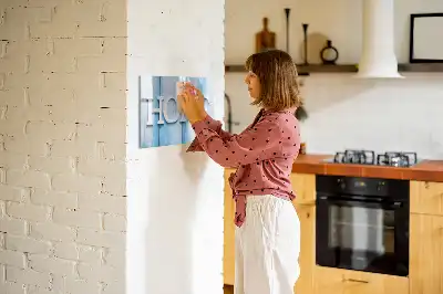 Tablica magnetyczna do pisania w kształcie napisu Dom