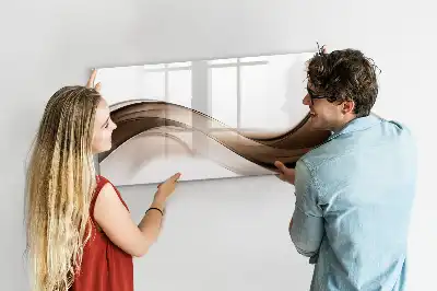 Tablica magnetyczna z pisakiem wzór linia abstrakcji