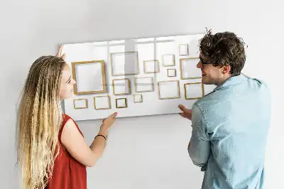 Tablica magnetyczna z drewnianą ramką