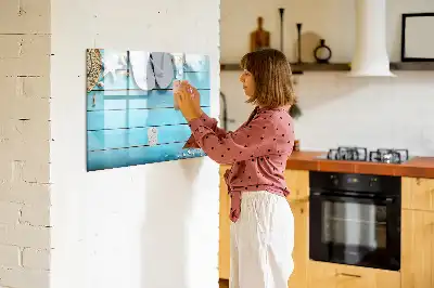Tablica magnetyczna z pisakiem akcesoria wakacyjne
