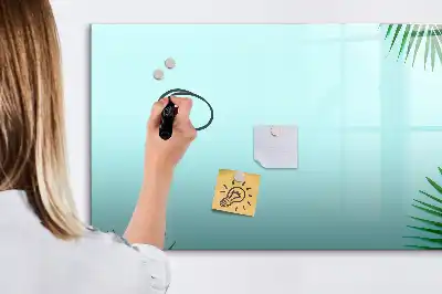 Tablica magnetyczna do pisania z motywem egzotycznych liści