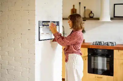 Tablica magnetyczna do pisania planer posiłków w gwiazdki