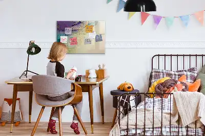 Tablica magnetyczna z pisakiem z motywem eleganckiej abstrakcji