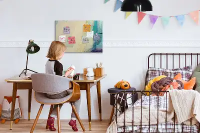 Tablica magnetyczna do pisania wzór kolorowy marmur