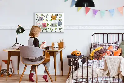 Tablica magnetyczna z pisakiem gatunki drzew