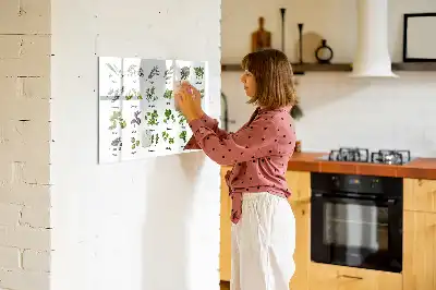 Tablica magnetyczna z pisakiem gatunki drzew
