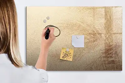 Tablica magnetyczna z pisakiem wzór z abstrakcyjnymi liśćmi