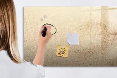 Tablica magnetyczna z pisakiem wzór z abstrakcyjnymi liśćmi