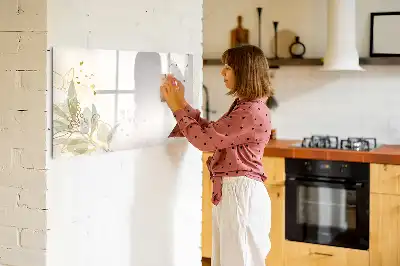 Tablica magnetyczna do pisania pastelowa abstrakcja