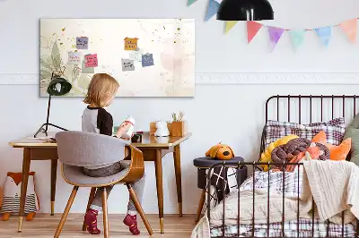 Tablica magnetyczna do pisania pastelowa abstrakcja