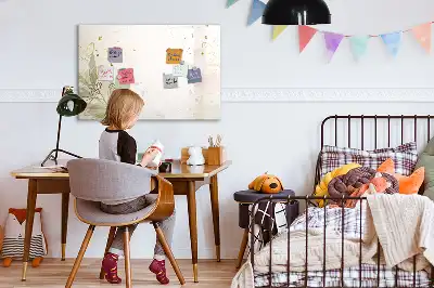 Tablica magnetyczna do pisania pastelowa abstrakcja