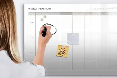 Tablica magnetyczna do pisania minimalistyczne menu