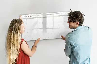Tablica magnetyczna do pisania minimalistyczne menu