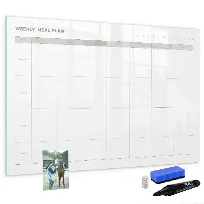 Tablica magnetyczna do pisania minimalistyczne menu