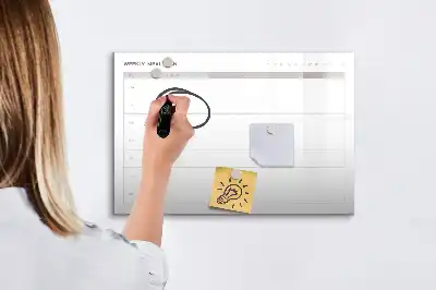 Tablica magnetyczna z pisakiem w wersji proste menu