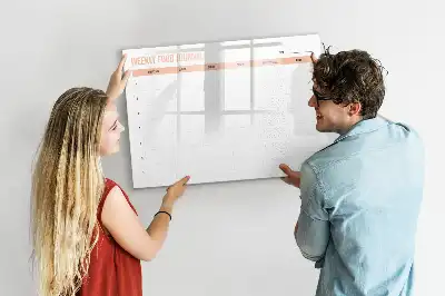 Tablica magnetyczna do pisania tygodniowy planer posiłków