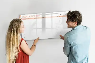 Tablica magnetyczna do pisania tygodniowy planer posiłków